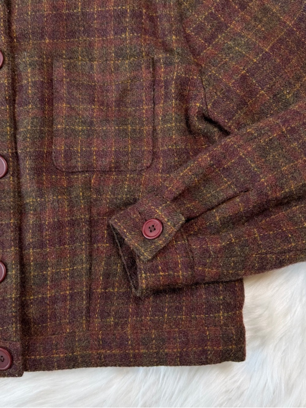 Vintage Bridgwater Classics‎ Plaid 100% Wool Jacket - Picture 2 of 7